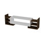 Hanah Home Mueble de TV Blanco y Nogal